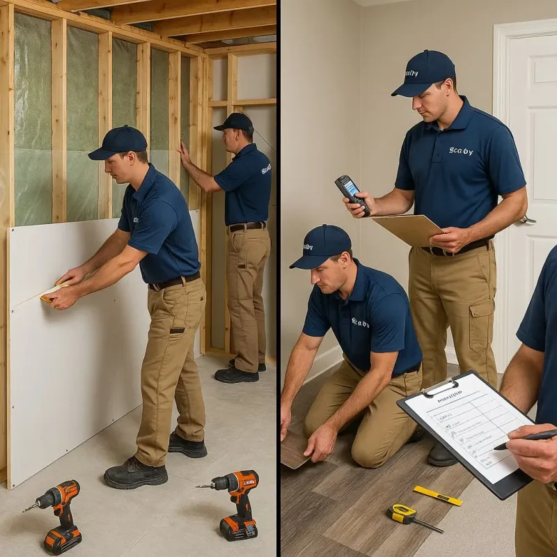 Repairs and Reconstruction process in Saddle Brooke, AZ